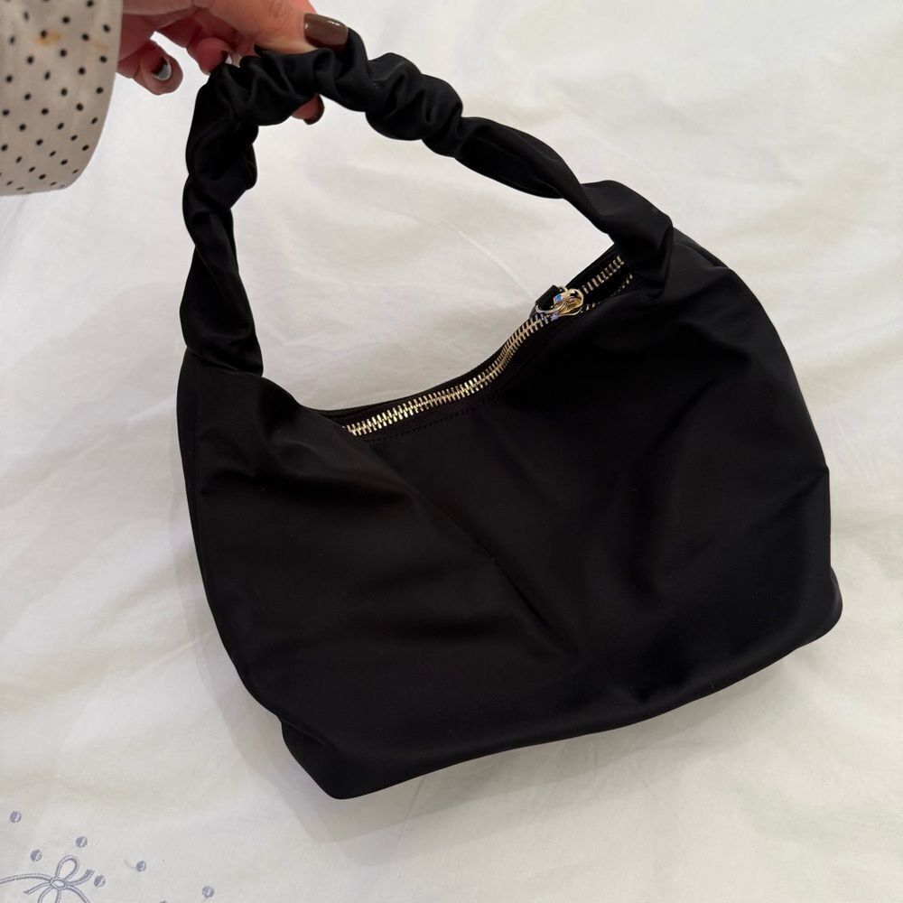Stoney Clover Lane Black Scrunch Handle Bag - Picture 3 of 4